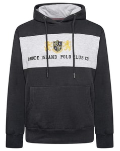 KAM Rhode Island Hoody Jet Black